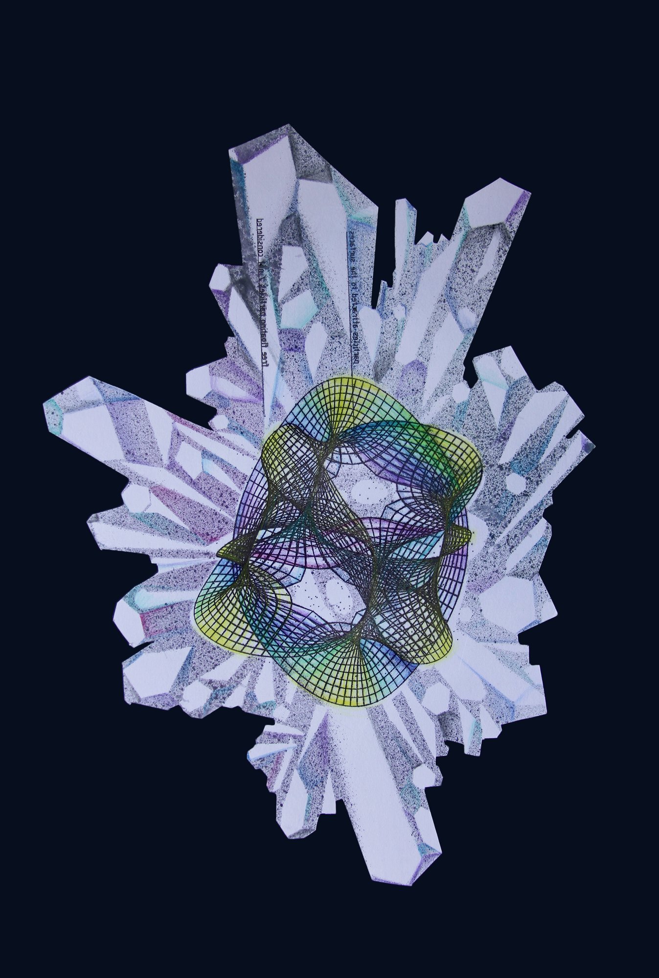 Contatto EM, work on cut paper