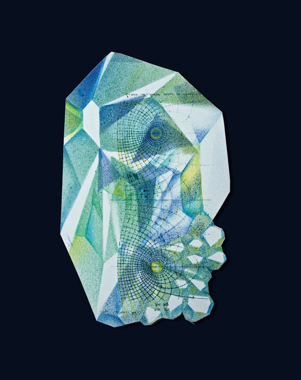 Contatto EM, work on cut paper